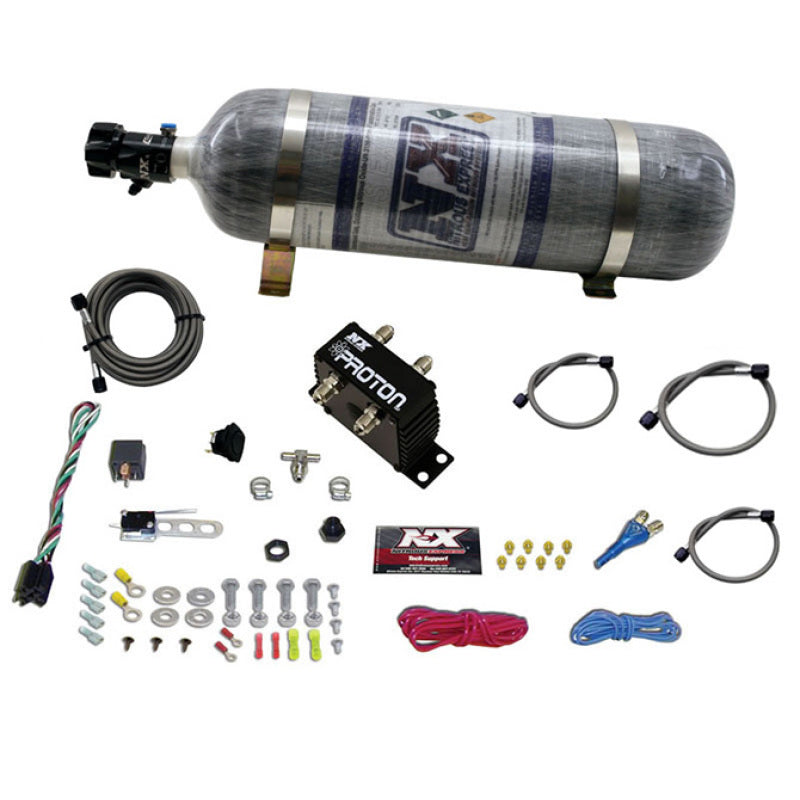 Nitrous Express Proton Plus Nitrous Kit w/12lb Bottle Nitrous Systems Nitrous Express