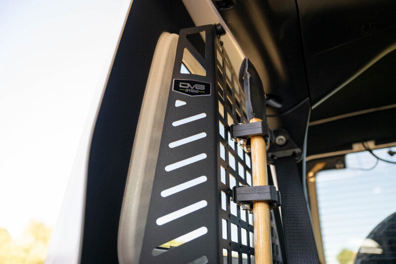 DV8 Offroad 18-25 Jeep Wrangler (JL) 4-Door Rear Window Pocketed Molle Panels Exterior Trim DV8 Offroad