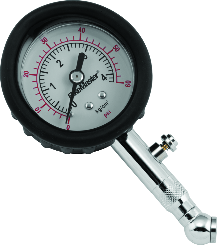 BikeMaster Tire Pressure Gauge 60 PSI Tools BikeMaster