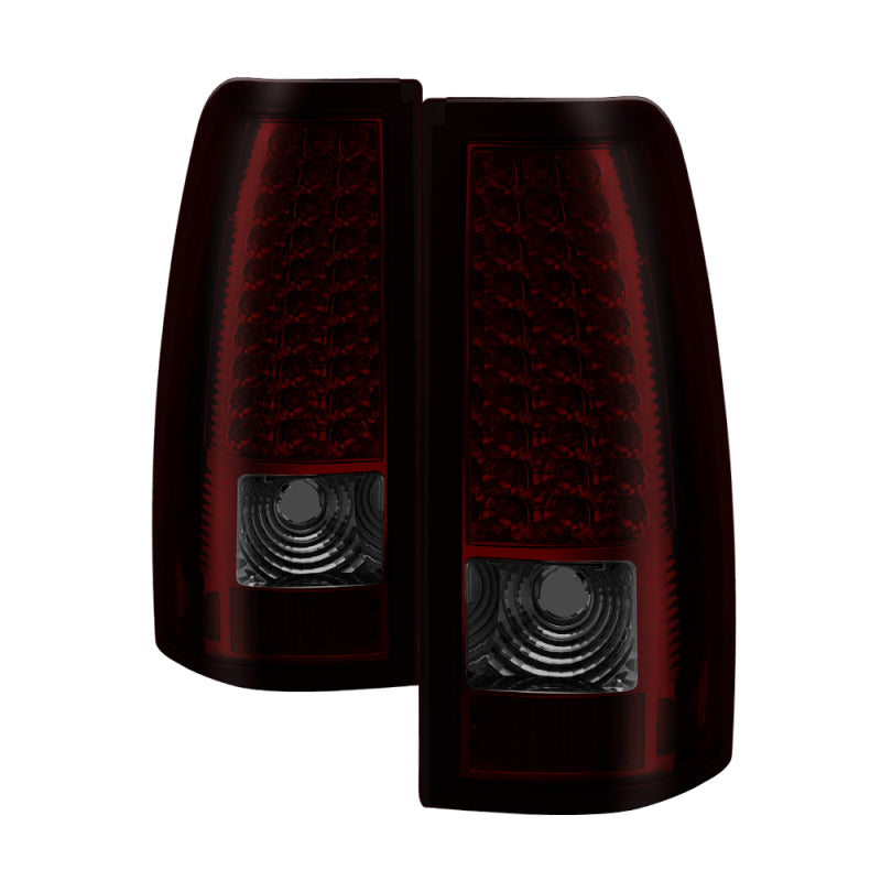 xTune Chevy Silverado 1500/2500/3500 99-02 LED Tail Lights Red Smoke ALT-ON-CS99-LED-RS Tail Lights SPYDER