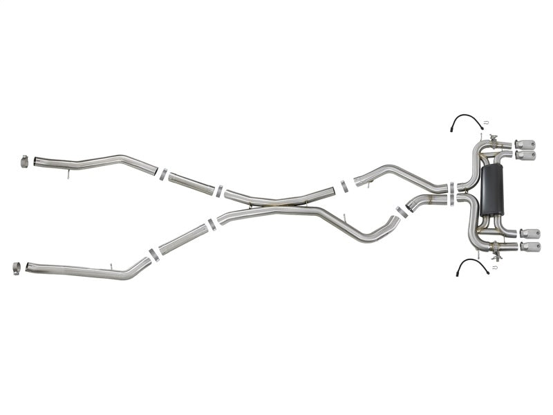 aFe MACH Force-Xp 3.5in 304 SS Cat-Back w/Polished Tips 15-18 BMW X5 M (F85)/X6 M (F86) V8-4.4L S63 Catback aFe