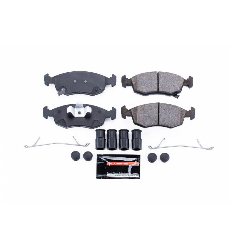 Power Stop 12-18 Fiat 500 Front Z23 Evolution Sport Brake Pads w/Hardware Brake Pads - Performance PowerStop