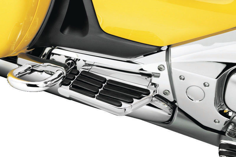 Kuryakyn Passenger Floorboard Side Covers 01-17 Honda GL1800 Chrome Footpegs Kuryakyn