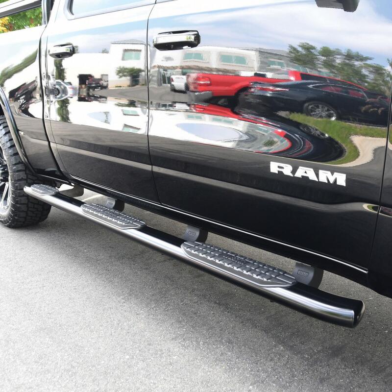 Westin 19-22 RAM 1500 CC 5ft7in. Bed (Excl. Classic) PRO TRAXX 5 W2W Oval Nerf Step Bars - Black Nerf Bars Westin