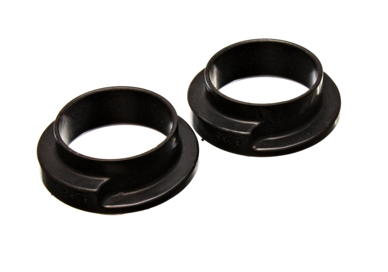 Energy Suspension Universal 2-3/16in ID 3in OD 1in H Black Coil Spring Isolators (2 per set) Bushing Kits Energy Suspension