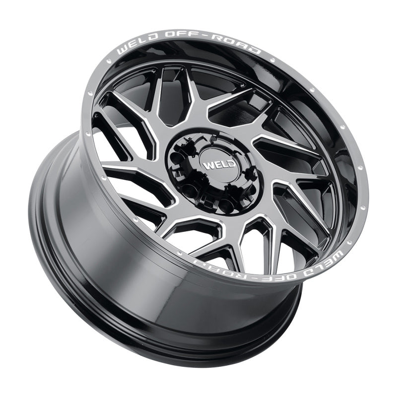 Weld Off-Road W117 20X10 Fulcrum 5X127 5X139.7 ET-18 BS4.75 Gloss Black MIL 87.1 Wheels - Cast Weld