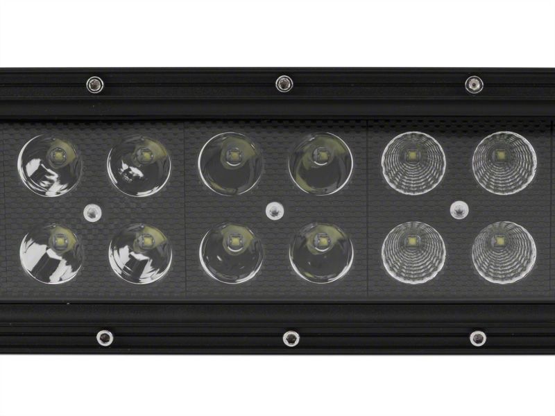 Raxiom 20-In Dual Row LED Light Bar Flood/Spot Combo Beam Universal (Some Adaptation Required) Light Bars & Cubes Raxiom