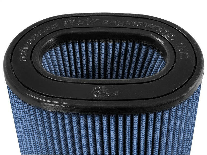 aFe MagnumFLOW Air Filter Pro 5 R 6.75inX4.75in F x 8.25inX6.25in B (INV) x 7.25X5in T (INV) x 9in Air Filters - Universal Fit aFe