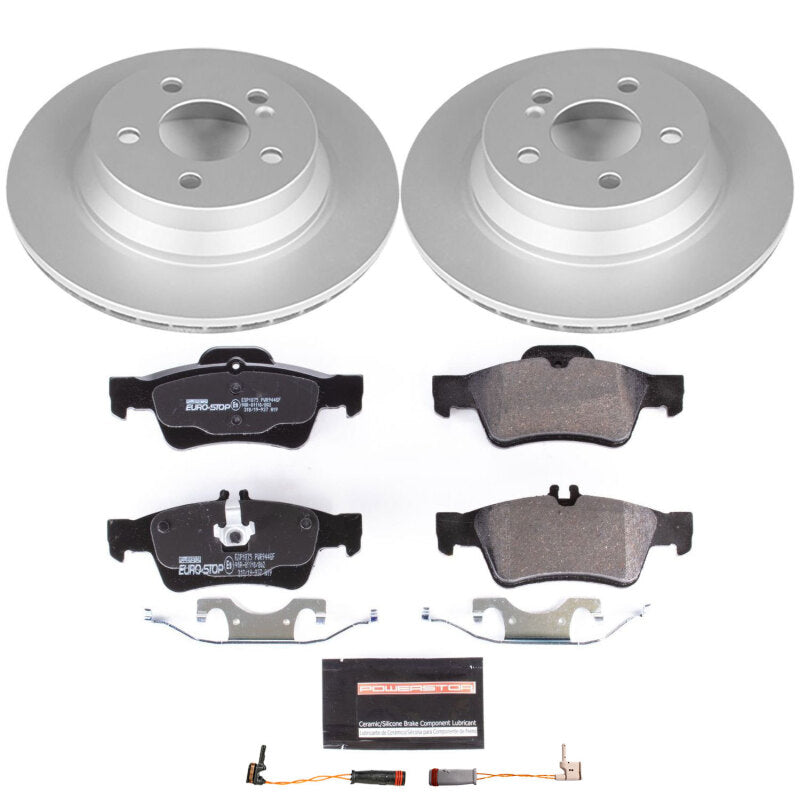 Power Stop 06-09 Mercedes-Benz E350 Rear Euro-Stop Brake Kit Brake Kits - OE PowerStop