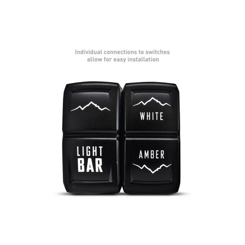 Borne Off-Road Light Bar Wire Harness For 10-20in Bar Light Bars & Cubes Borne Off-Road