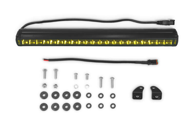 DV8 Offroad 20In Elite Series Amber LED Light Bar - Single Row Light Bars & Cubes DV8 Offroad