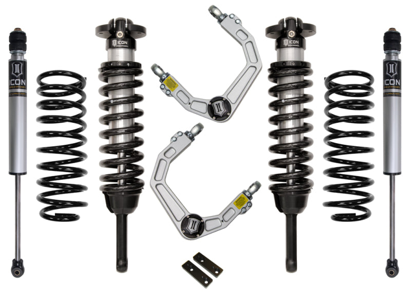 ICON 2010+ Toyota FJ/4Runner 0-3.5in Stage 2 Suspension System w/Billet Uca Coilovers ICON