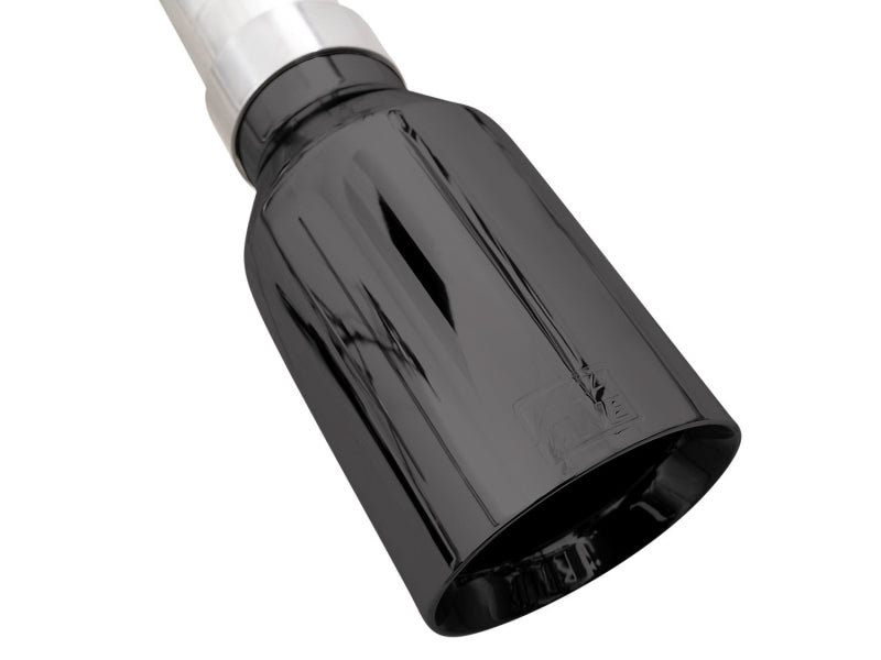 AWE 0FG 21+ Ford F150 Dual Split Rear Cat-Back Exhaust- 5in Diamond Black Tips Catback AWE Tuning