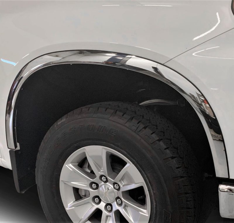 Putco 19-20 Chevy Silverado 1500 Stainless Steel Fender Trim Exterior Trim Putco