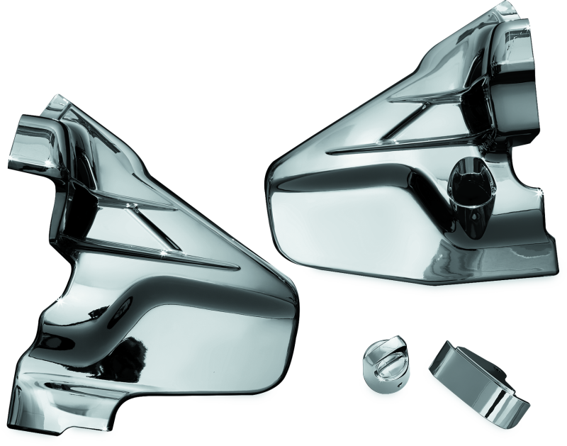 Kuryakyn Louvered Transmission Cover 01-17 Honda GL1800 Chrome Exterior Trim Kuryakyn