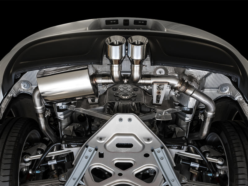 AWE Tuning Porsche 718 Boxster / Cayman SwitchPath Exhaust (PSE Only) - Chrome Silver Tips Catback AWE Tuning