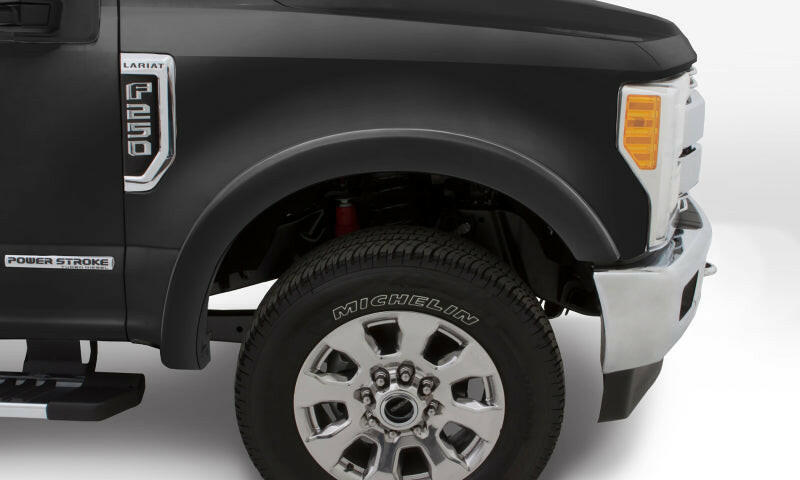 Bushwacker 17-18 Ford F-250 Super Duty OE Style Flares 4pc - Black Fender Flares Bushwacker