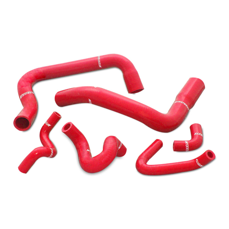Mishimoto 86-93 Ford Mustang Red Silicone Hose Kit Hoses Mishimoto