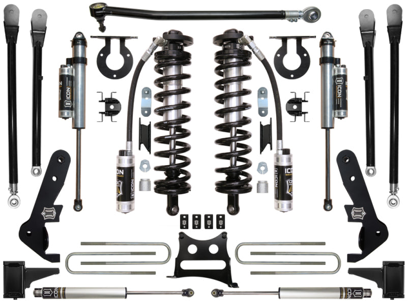 ICON 2017+ Ford F-250/F-350 4-5.5in Stage 5 Coilover Conversion System Coilover Components ICON