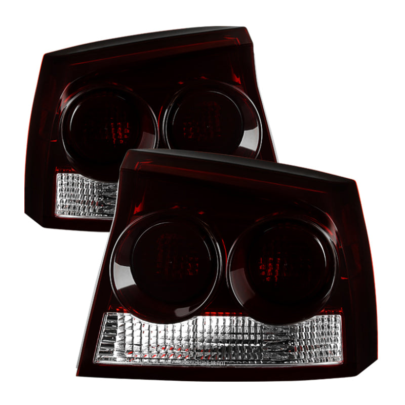 xTune Dodge Charger 2009-2010 OEM Style Tail Lights Red Smoked ALT-JH-DC09-OE-RSM Tail Lights SPYDER