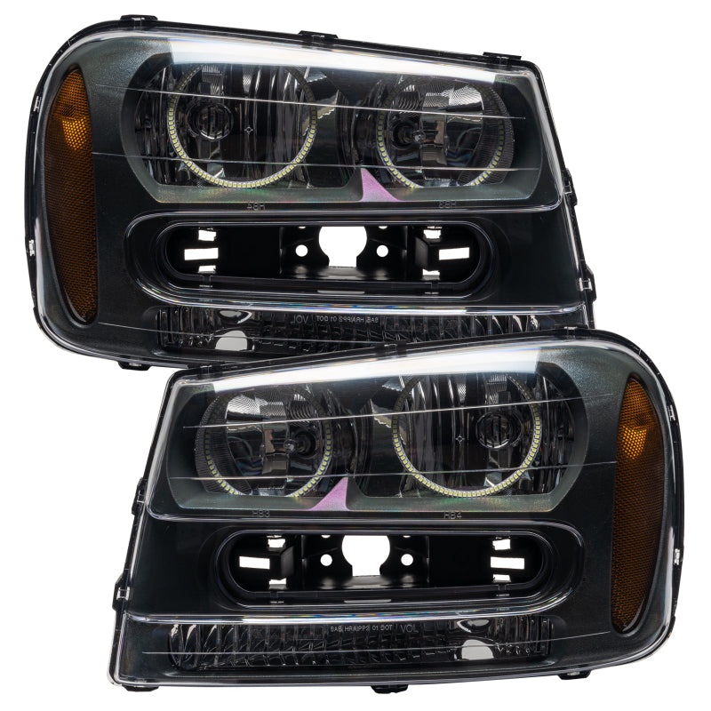 Oracle 02-09 Chevrolet Trail Blazer SMD HL - ColorSHIFT w/ 2.0 Controller Headlights ORACLE Lighting