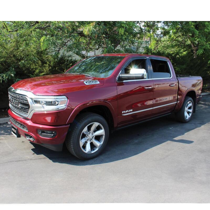 Westin 2019 RAM 1500 Crew Cab (Non Classic) Wade Slim Wind Deflector 4pc - Smoke Wind Deflectors Westin