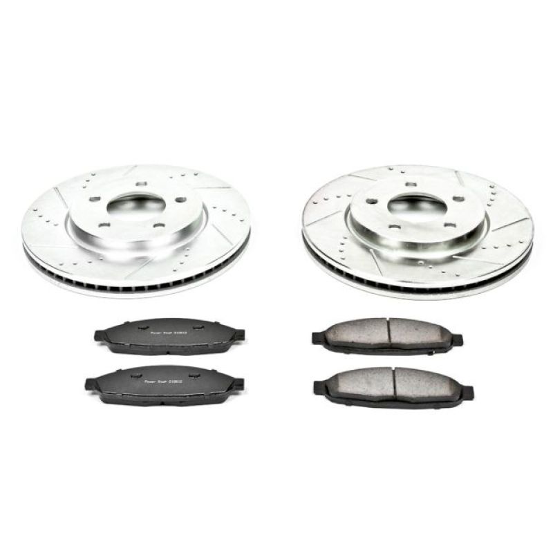 Power Stop 04-08 Chrysler Pacifica Front Z23 Evolution Sport Brake Kit Brake Kits - Performance D&S PowerStop