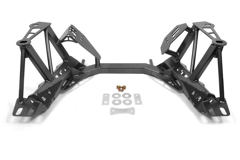 BMR 79-95 Ford Mustang K-Member Premium Version w/o Spring Perches - Black Hammertone Crossmembers BMR Suspension