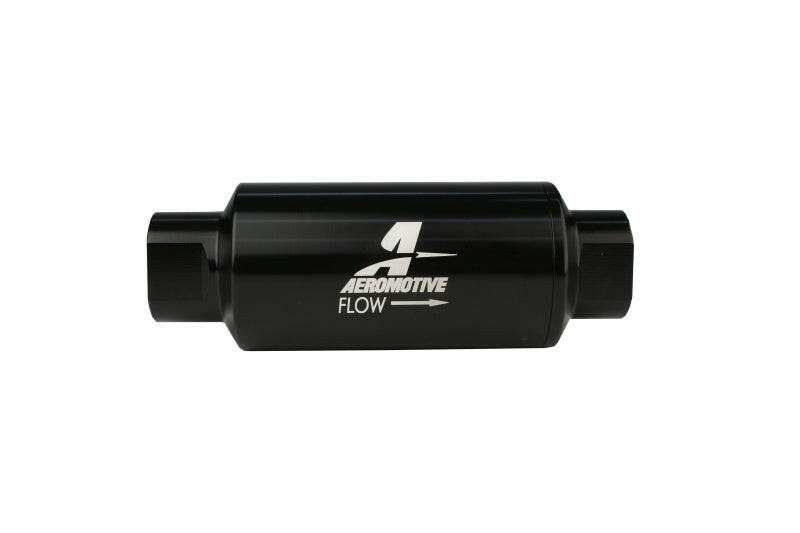 Aeromotive In-Line Filter - AN-10 - Black - 100 Micron Fuel Filters Aeromotive