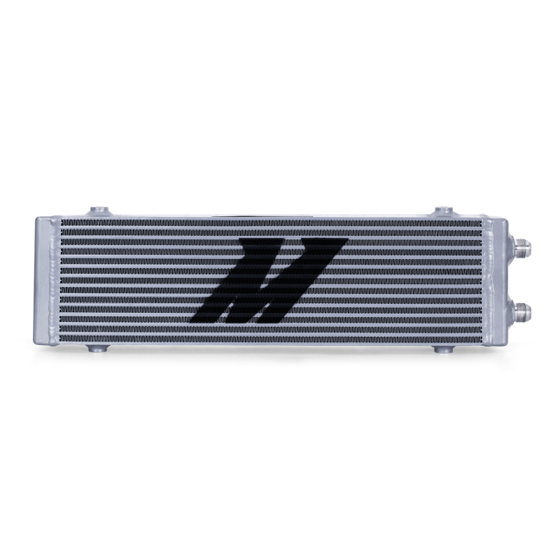 Mishimoto Universal Large Bar and Plate Dual Pass Silver Oil Cooler Oil Coolers Mishimoto
