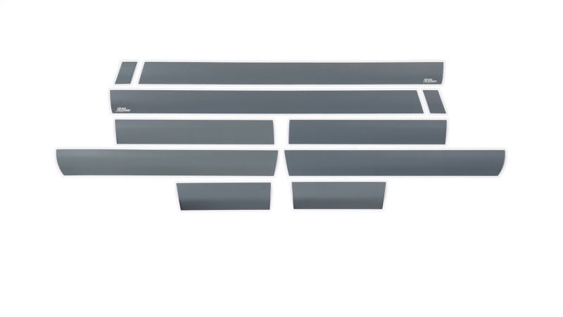 Putco 15-19 GMC Sierra HD Double Cab - 6.5in Bed - (10pcs) Black Platinum Rocker Panels Body Armor & Rock Rails Putco