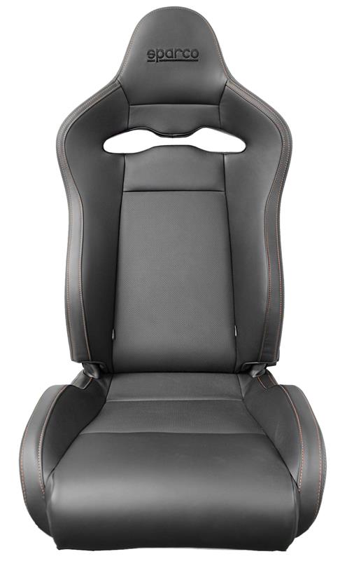 Sparco Seat SPX Special Edition Black/Red w/ Gloss Carbon Shell - Left Reclineable Seats SPARCO