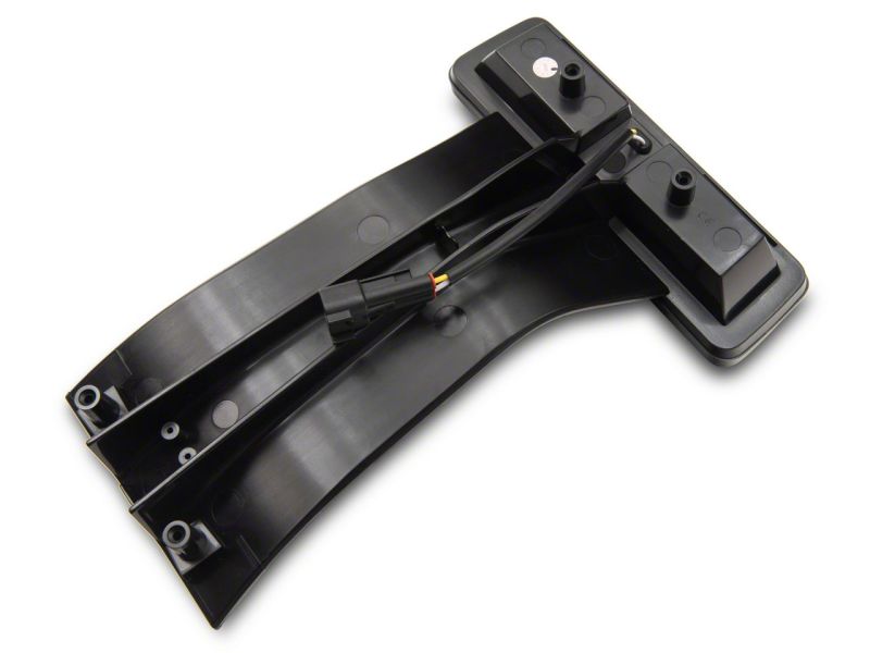 Raxiom 07-18 Jeep Wrangler JK Axial Series Hyper Flash LED Third Brake Light- Smoked Brake Lights Raxiom