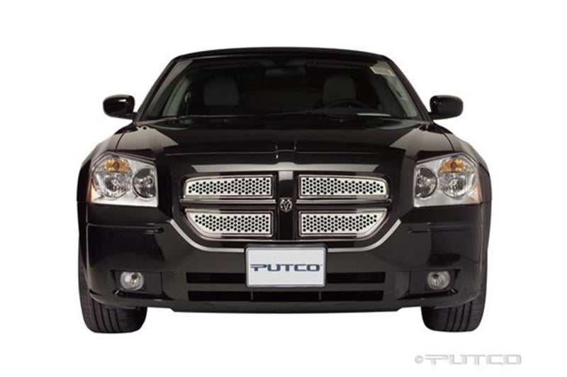 Putco 06-07 Dodge Magnum Main Grille Punch Stainless Steel Grilles Grilles Putco