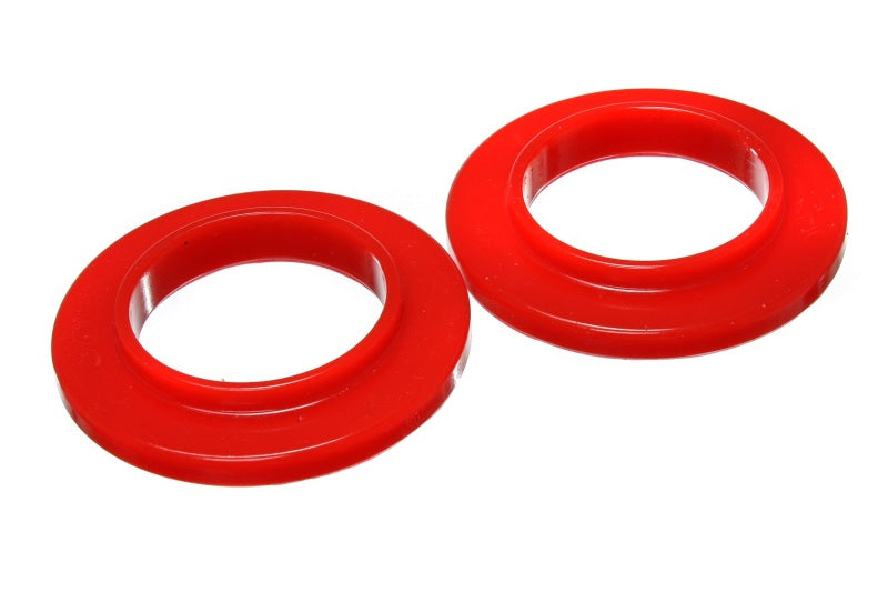 Energy Suspension Coil Spring Isolator Set - Red Bushing Kits Energy Suspension