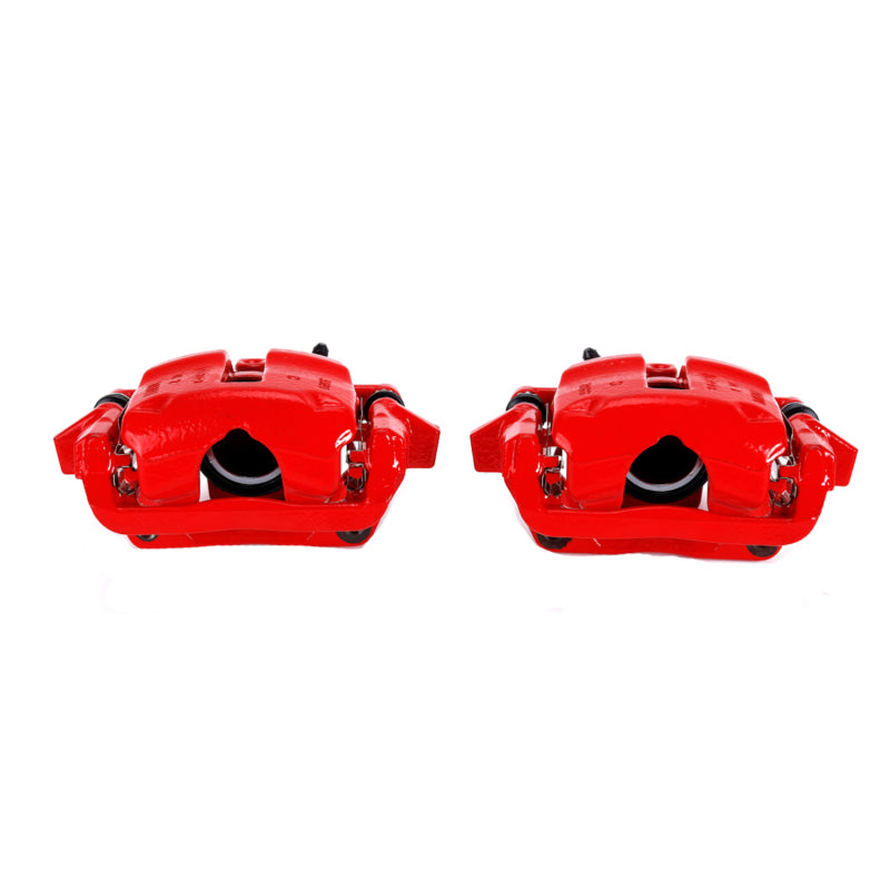 Power Stop 07-16 Mini Cooper Front Red Calipers w/Brackets - Pair Brake Calipers - Perf PowerStop