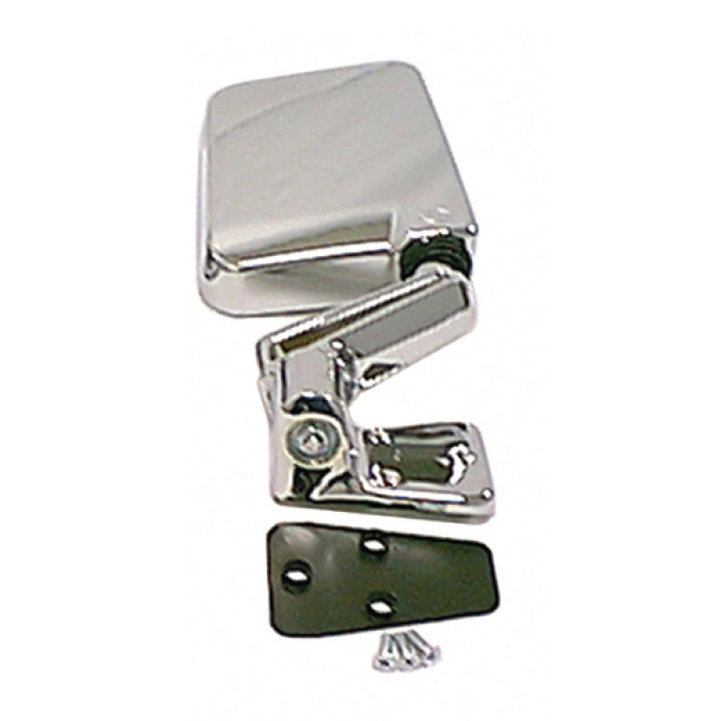 Rugged Ridge 87-02 Jeep Wrangler YJ/TJ Chrome Right Door Mirror Exterior Trim Rugged Ridge