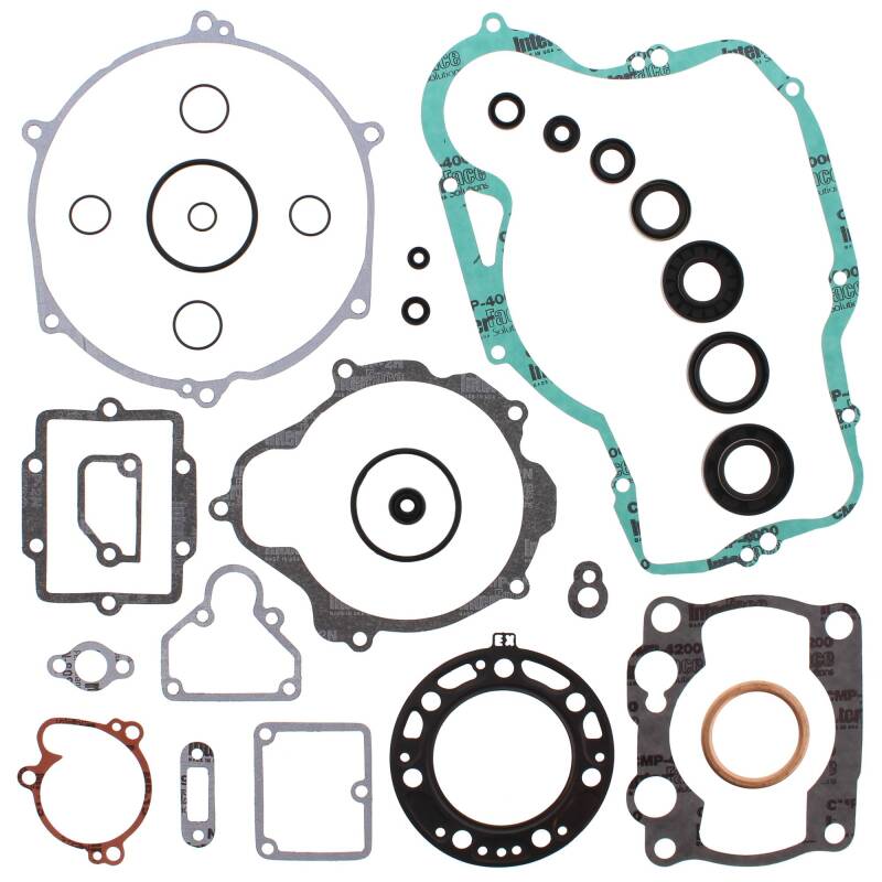 Vertex Gaskets 2004 Kawasaki KX250 Complete Gasket Kit w/ Oil Seals Engine Hardware Vertex Pistons
