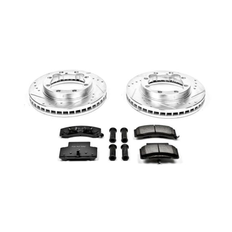 Power Stop 90-00 Chevrolet K3500 Front Z23 Evolution Sport Brake Kit Brake Kits - Performance D&S PowerStop