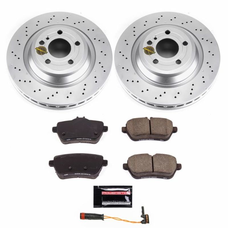 Power Stop 15-16 Mercedes-Benz SL400 Rear Z23 Evolution Sport Coated Brake Kit Brake Kits - Performance D&S PowerStop
