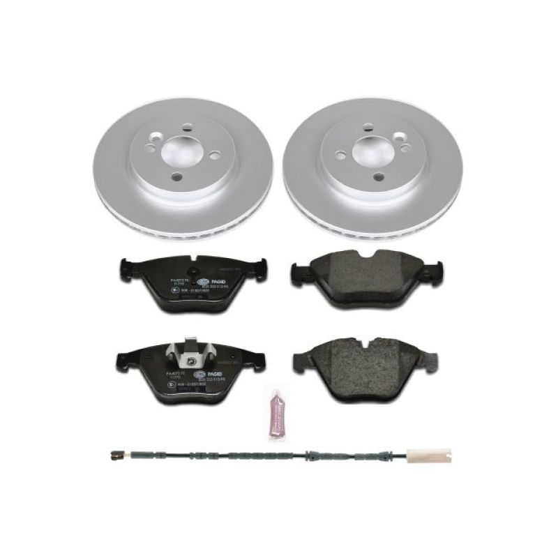 Power Stop 11-12 BMW 328i xDrive Front Euro-Stop Brake Kit Brake Kits - OE PowerStop