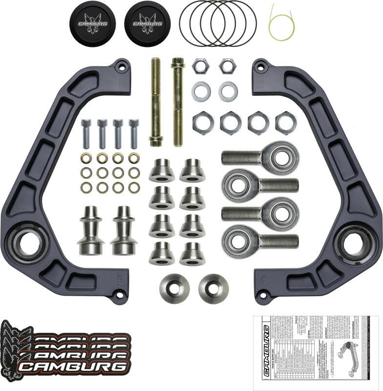 Camburg Ford F-150 2WD/4WD 21-23 KINETIK V2 Performance Billet Uniball Upper Arms Suspension Arms & Components Camburg