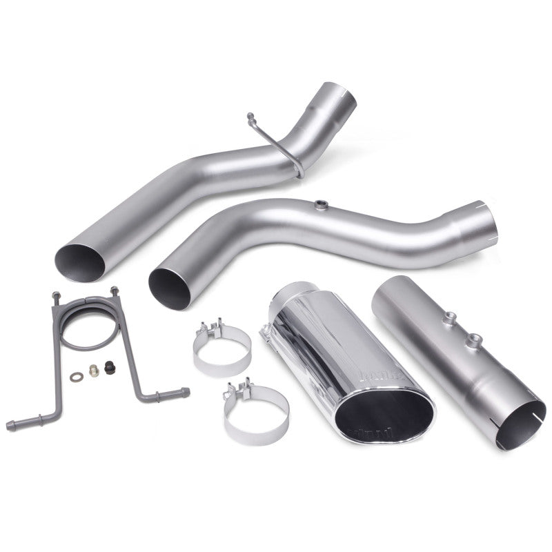 Banks Power 17+ GM Duramax L5P 2500/3500 Monster Exhaust System - SS Single Exhaust w/ Chrome Tip Catback Banks Power