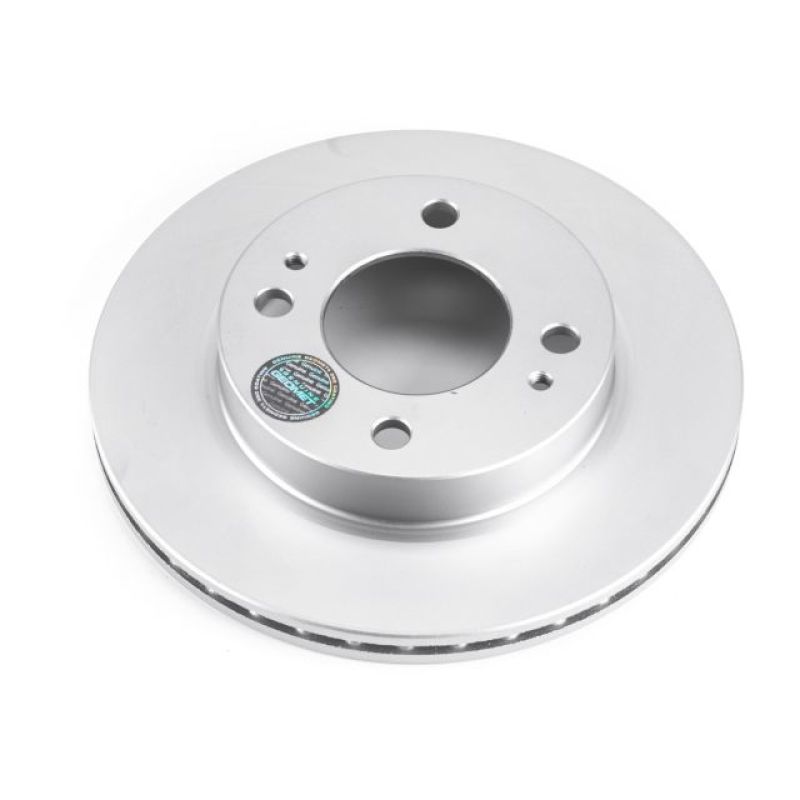 Power Stop 14-15 Mitsubishi Mirage Front Evolution Geomet Coated Rotor Brake Rotors - OE - Cryo PowerStop