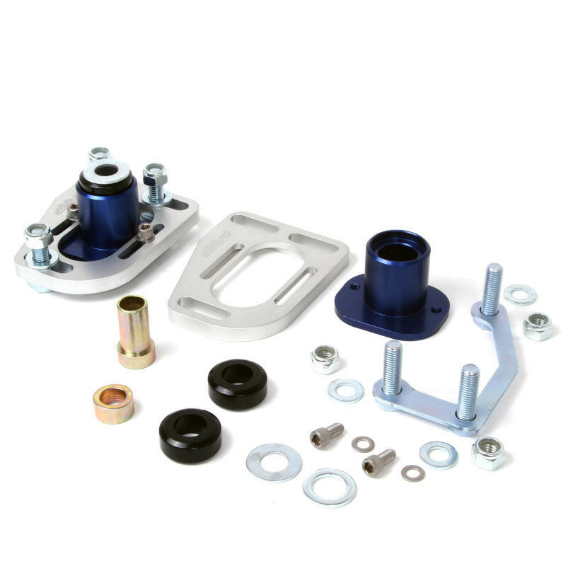 BBK 79-93 Mustang Caster Camber Plate Kit - Silver Anodized Finish Shock Mounts & Camber Plates BBK
