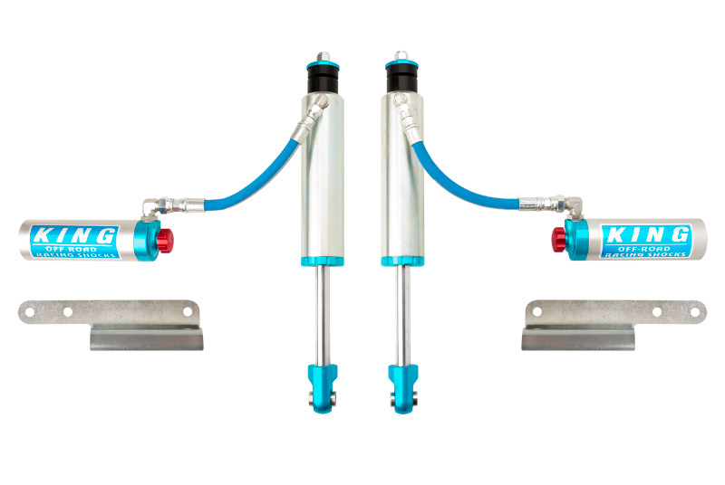 King Shocks 98-02 Toyota Land Cruiser 100 Front 2.5 Dia Remote Res Shock w/Adjuster (Pair) Shocks and Struts King Shocks