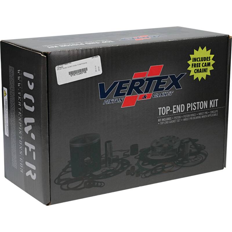 Vertex Piston 20-23 Yamaha WR 250 F 250cc Top End Piston Kit Piston Sets - Powersports Vertex Pistons