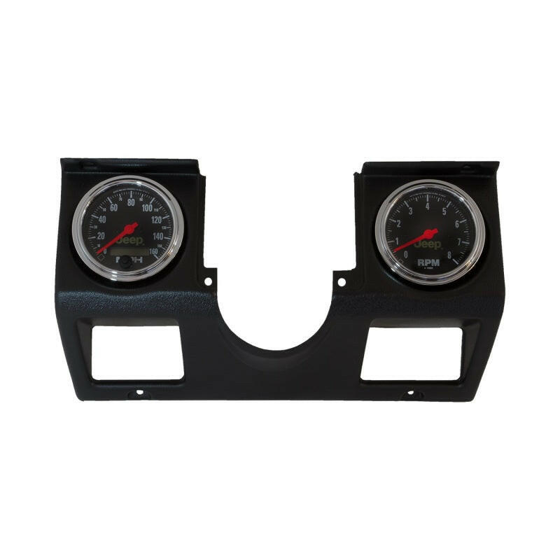 Autometer 87-96 Jeep Wrangler YJ 7pc Direct-Fit Dash Gauge Kit Gauges AutoMeter