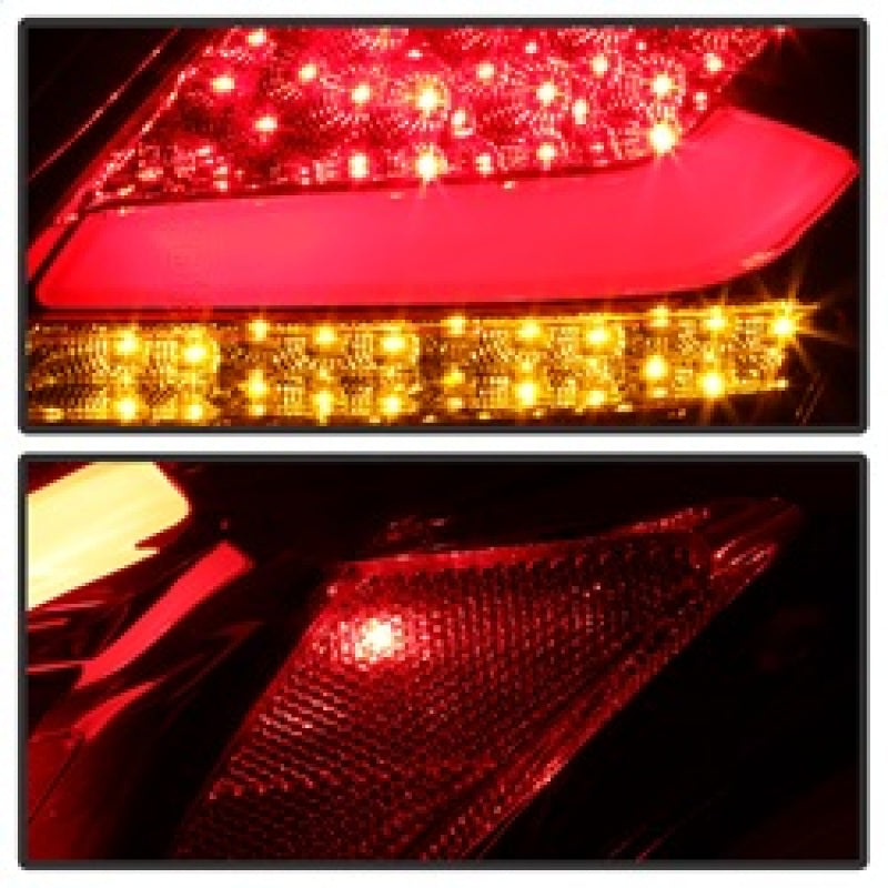 Spyder 12-14 Ford Focus 5DR LED Tail Lights - Red Clear (ALT-YD-FF12-LED-RC) Tail Lights SPYDER