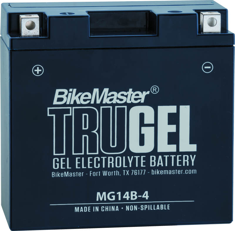 BikeMaster TruGel Battery - MG14B-4 Batteries BikeMaster